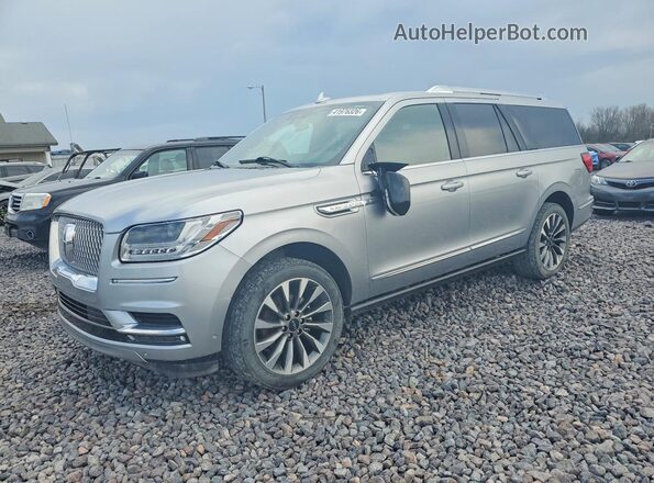 5LMJJ3LTXMEL07072 2021 LINCOLN NAVIGATOR Silver Առջևի ձախ երեք քառորդ տեսարան