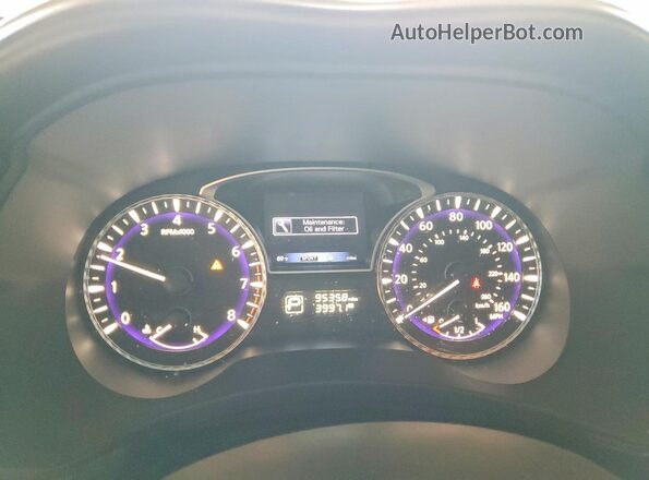 5N1AL0MM7GC527160 2016 INFINITI QX60 Белый Вид щитка приборов