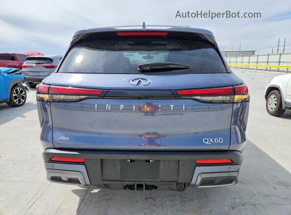 5N1AL1GS0SC342926 2025 INFINITI QX60 Синий Вид сзади