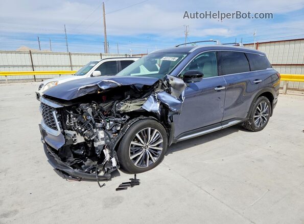 5N1AL1GS0SC342926 2025 INFINITI QX60 Синий Передняя левая четверть