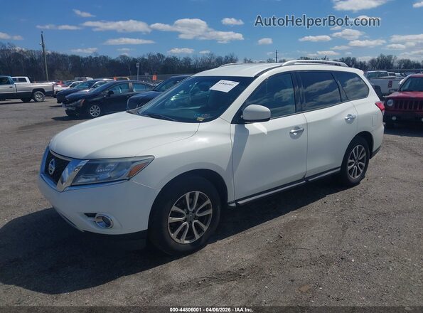 5N1AR2MM1GC654268 2016 NISSAN PATHFINDER Белый Передняя левая четверть