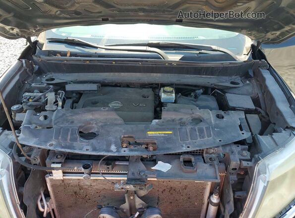 5N1AR2MN2GC629128 2016 NISSAN PATHFINDER Черный Вид подкапотного пространства