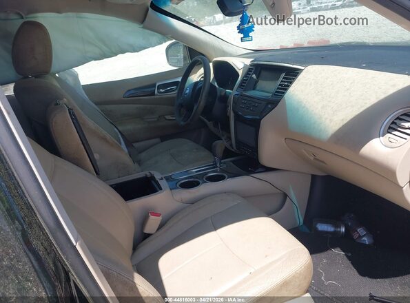 5N1AR2MN4GC662941 2016 NISSAN PATHFINDER Черный Вид салона спереди