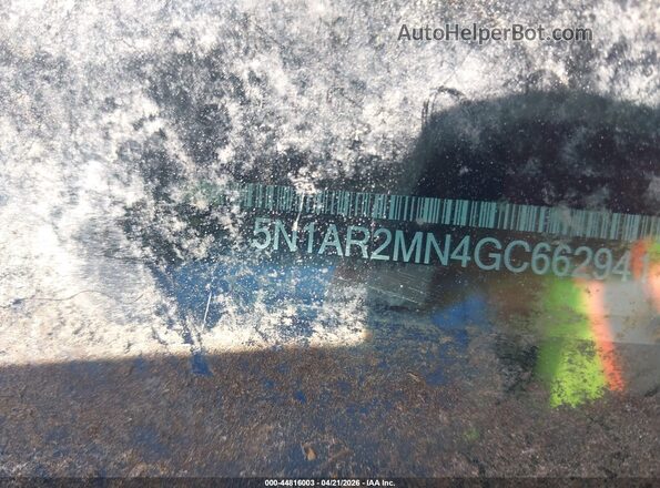 5N1AR2MN4GC662941 2016 NISSAN PATHFINDER Черный Вид подкапотного пространства
