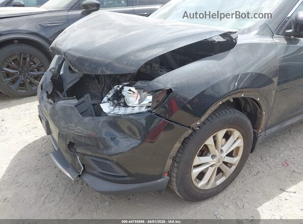 5N1AT2MN0GC847523 2016 NISSAN ROGUE Black Դիմացի տեսք