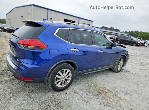 5N1AT2MN1HC759601 2017 NISSAN ROGUE Blue Tył prawy