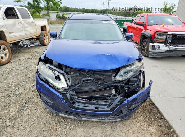 5N1AT2MN1HC759601 2017 NISSAN ROGUE Blue Widok z przodu
