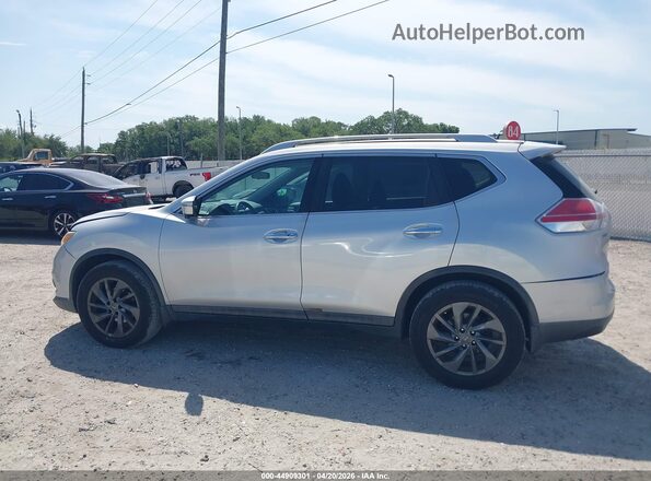 5N1AT2MT1GC830227 2016 NISSAN ROGUE Серебряный Панорамный вид салона 360°