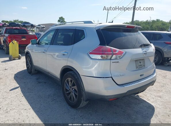 5N1AT2MT1GC830227 2016 NISSAN ROGUE Серебряный Задняя левая четверть