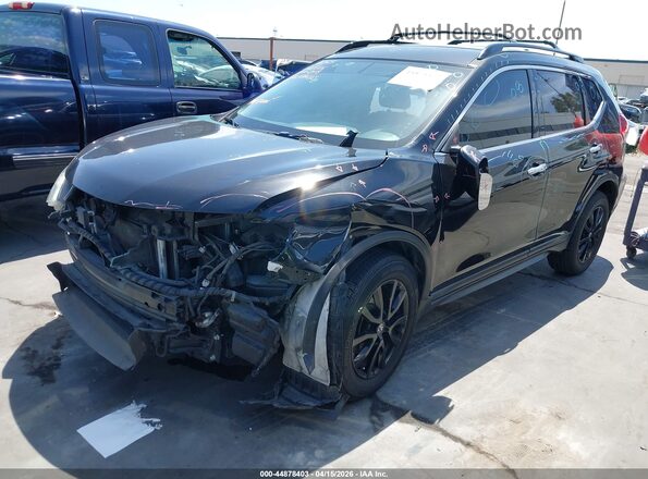 5N1AT2MT2JC767548 2018 NISSAN ROGUE Black წინა მარცხენა ხედი სამი მეოთხედიდან