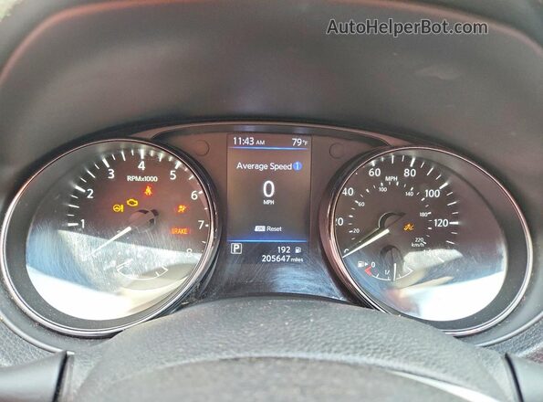 5N1AT2MT5JC823658 2018 NISSAN ROGUE Серый Вид щитка приборов
