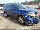 2020 Nissan Rogue S Fwd Blue vin: 5N1AT2MT5LC800142