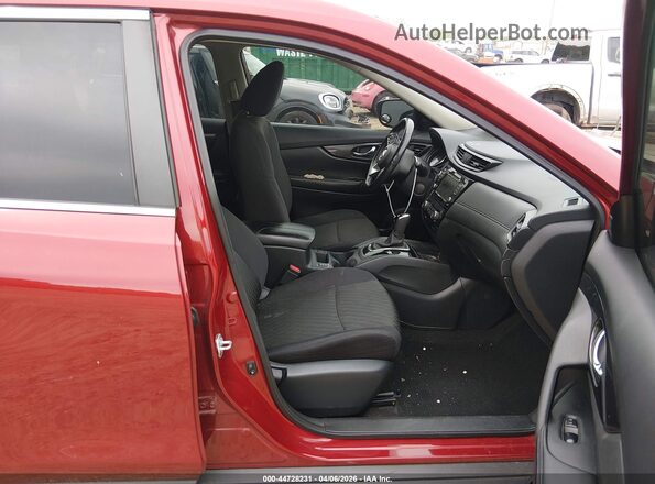 5N1AT2MT9JC789725 2018 NISSAN ROGUE Red წინა სალონის ხედი