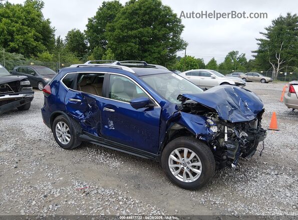 5N1AT2MTXJC718100 2018 NISSAN ROGUE Blue Передня права чверть