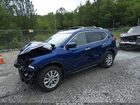 2018 Nissan Rogue Sv Blue vin: 5N1AT2MTXJC718100