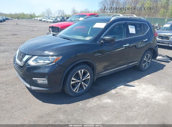 5N1AT2MV0HC860189 2017 NISSAN ROGUE Black წინა მარცხენა ხედი სამი მეოთხედიდან
