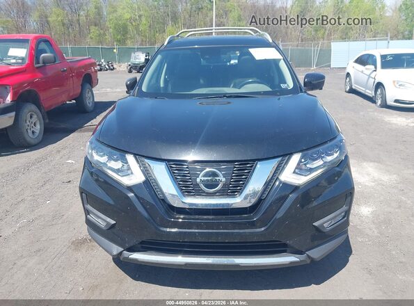 5N1AT2MV0HC860189 2017 NISSAN ROGUE Black ხელსაწყოთა პანელის ხედი