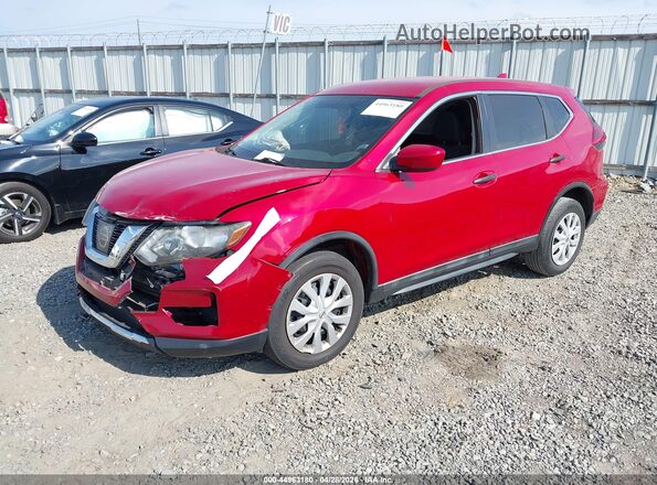 5N1AT2MV3HC846433 2017 NISSAN ROGUE Red წინა მარცხენა ხედი სამი მეოთხედიდან