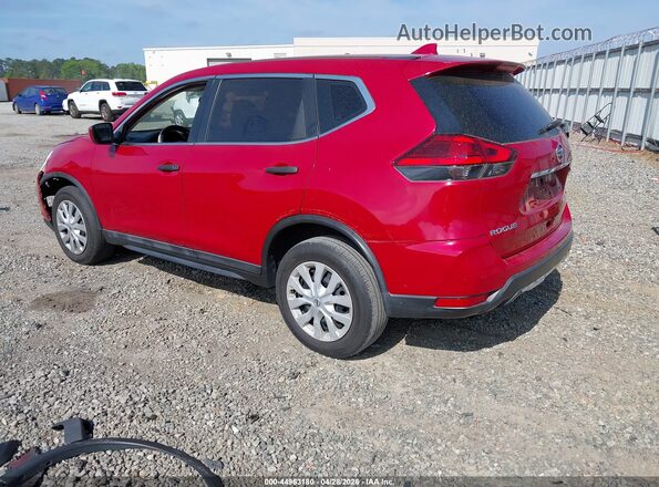 5N1AT2MV3HC846433 2017 NISSAN ROGUE Red უკანა მარცხენა