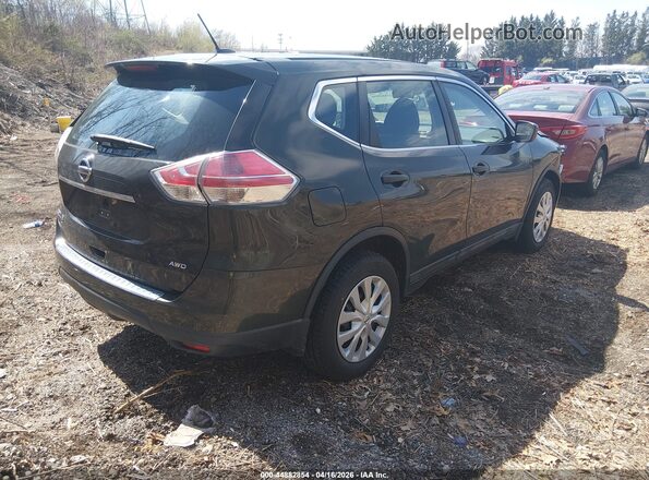 5N1AT2MV8GC877546 2016 NISSAN ROGUE Black უკანა მარჯვენა