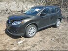 2016 Nissan Rogue S Black vin: 5N1AT2MV8GC877546