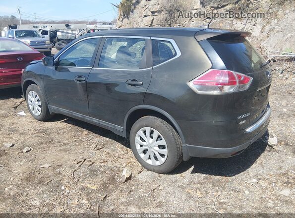 5N1AT2MV8GC877546 2016 NISSAN ROGUE Black უკანა მარცხენა