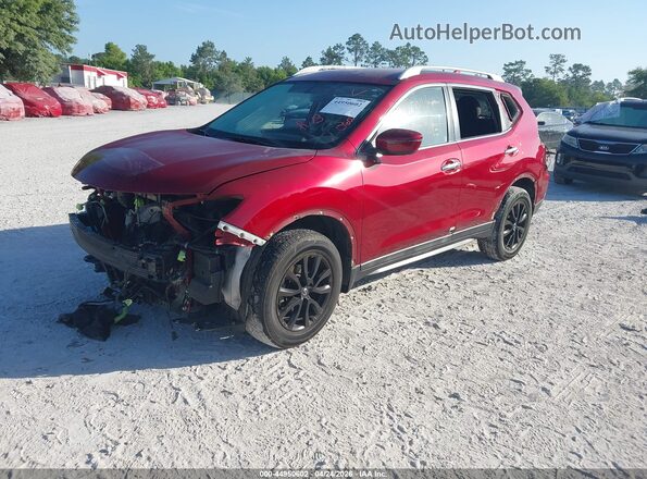 5N1AT2MV8JC807701 2018 NISSAN ROGUE Red წინა მარცხენა ხედი სამი მეოთხედიდან