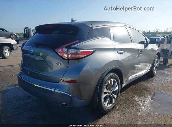 5N1AZ2MH1HN178564 2017 NISSAN MURANO Gray Trasero derecho