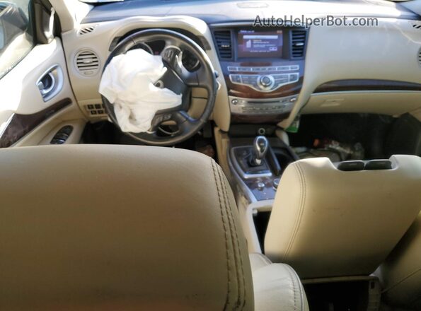 5N1CL0MM1GC521038 2016 INFINITI QX60 White Widok deski rozdzielczej