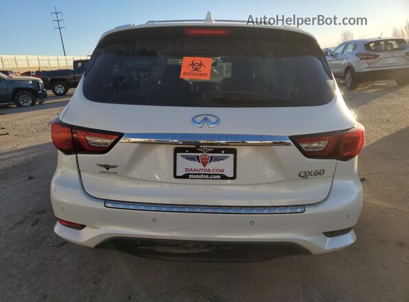 5N1CL0MM1GC521038 2016 INFINITI QX60 White Widok z tyłu