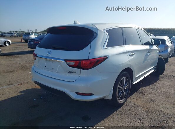 5N1DL0MM0HC540573 2017 INFINITI QX60 White Tył prawy