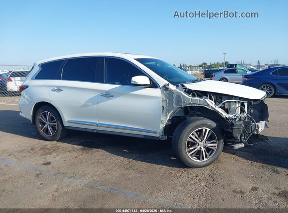 5N1DL0MM0HC540573 2017 INFINITI QX60 White Widok wnętrza 360 stopni