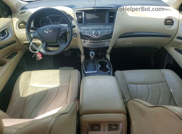 5N1DL0MM1HC553560 2017 INFINITI QX60 Белый Вид панели приборов