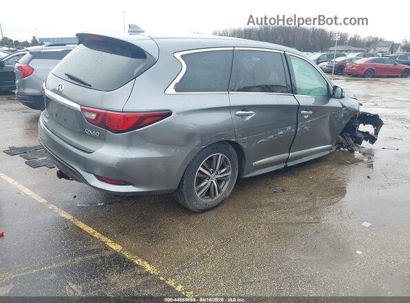 5N1DL0MM1JC532651 2018 INFINITI QX60 Серый Задняя правая четверть