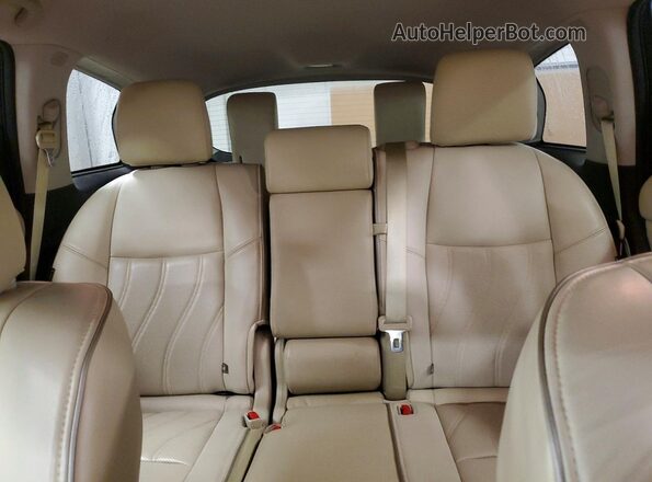 5N1DL0MM2JC511100 2018 INFINITI QX60 Blue Vista de los asientos traseros