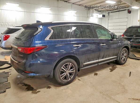 5N1DL0MM2JC511100 2018 INFINITI QX60 Blue Trasero derecho