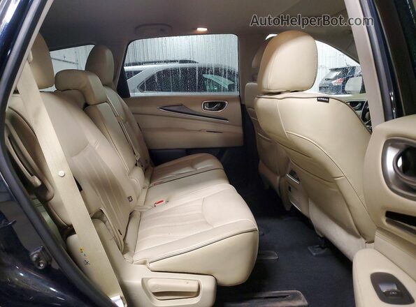 5N1DL0MM2JC511100 2018 INFINITI QX60 Blue Vista interior trasera