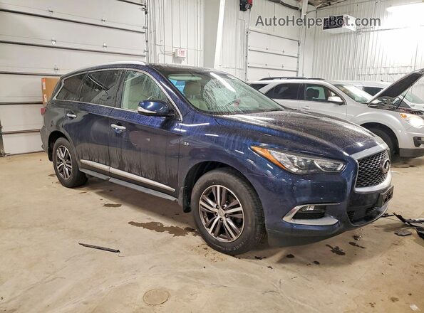 5N1DL0MM2JC511100 2018 INFINITI QX60 Blue Delantero derecho