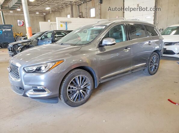 5N1DL0MM2KC550657 2019 INFINITI QX60 Gray Передня ліва чверть