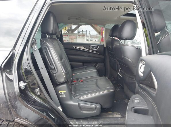 5N1DL0MM2LC501170 2020 INFINITI QX60 Black Widok naklejki z numerem VIN