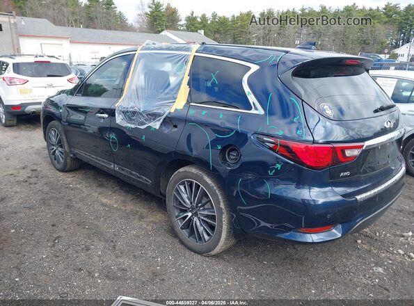 5N1DL0MM2LC512122 2020 INFINITI QX60 Blue Tył lewy