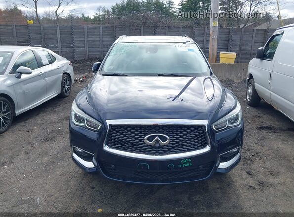 5N1DL0MM2LC512122 2020 INFINITI QX60 Blue Widok wnętrza z tyłu