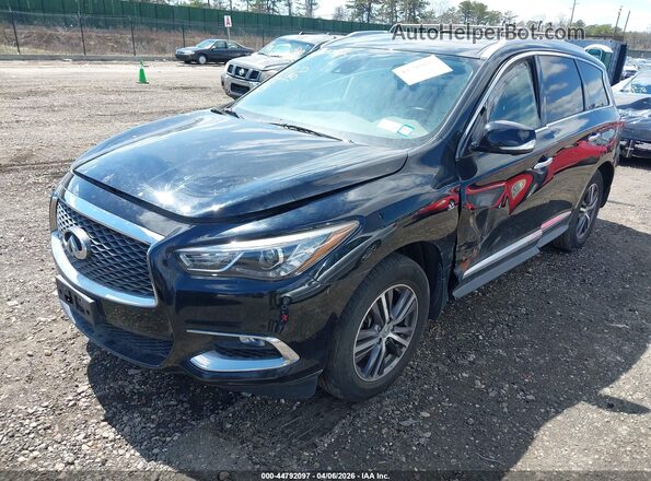 5N1DL0MM3KC525654 2019 INFINITI QX60 Black Przód lewy
