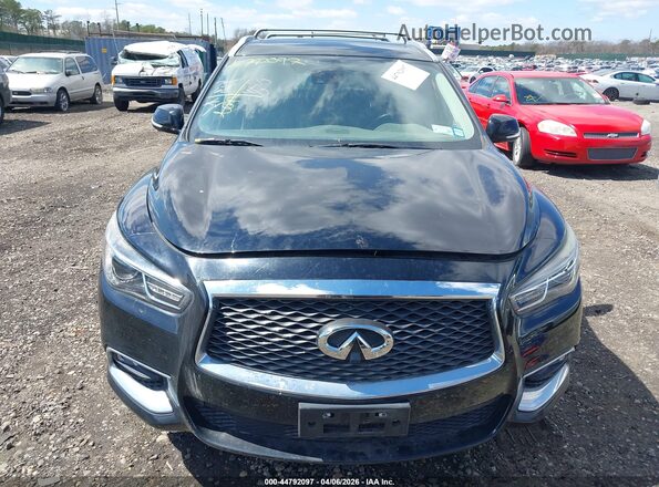 5N1DL0MM3KC525654 2019 INFINITI QX60 Black Widok zestawu wskaźników