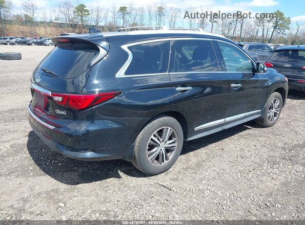 5N1DL0MM3KC525654 2019 INFINITI QX60 Black Tył prawy