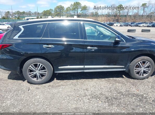 5N1DL0MM3KC525654 2019 INFINITI QX60 Black Widok wnętrza z tyłu
