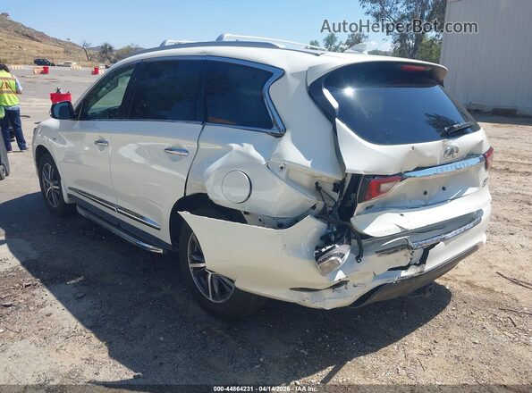 5N1DL0MM3KC551977 2019 INFINITI QX60 Белый Задняя левая четверть