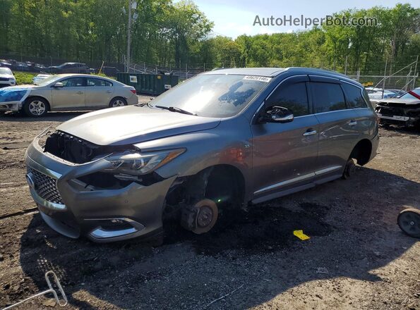 5N1DL0MM4JC503466 2018 INFINITI QX60 Gray Przód lewy