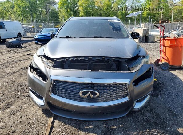5N1DL0MM4JC503466 2018 INFINITI QX60 Gray Widok z przodu