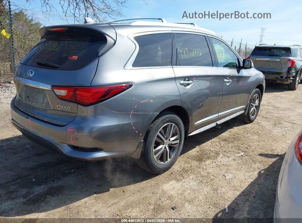 5N1DL0MM4JC506660 2018 INFINITI QX60 Gray Trasero derecho